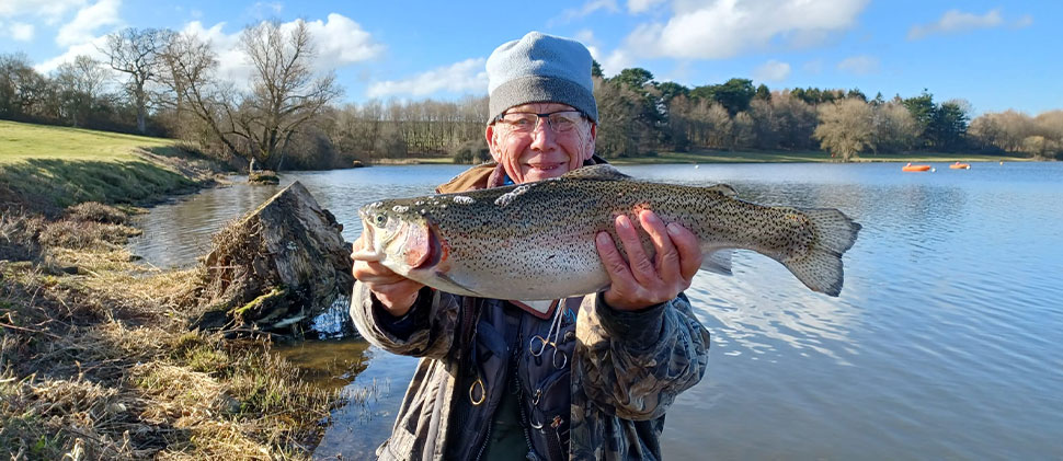 Man holding a fish