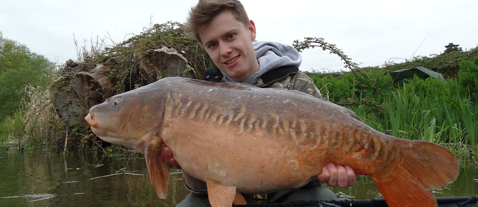 Man holding a fish